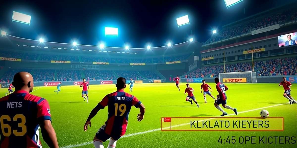 Kolkata Kickers gameplay showing an intense match in a crowded stadium with Kolkata Kickers watermark